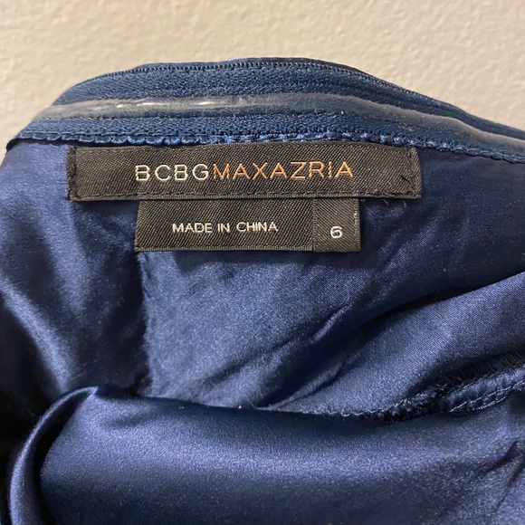 BCBG navy dress with silver details - Picture 4 of 4